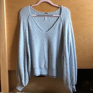 Free People Balloon Sleeved Sweater